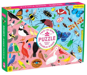 Double Sided Puzzle - Bugs & Birds 100pcs