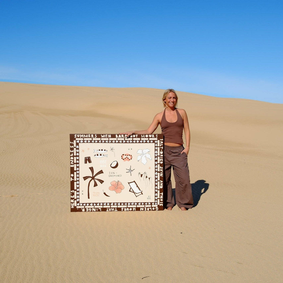 El Sol Picnic Rug