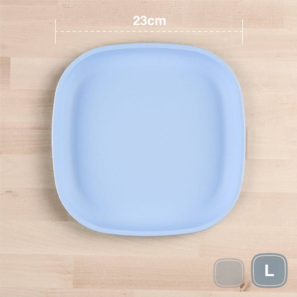 Re-Play Large Flat Plate - Ice Blue