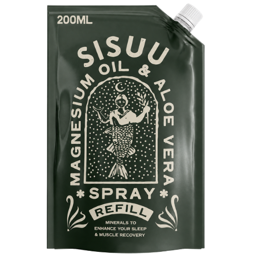 SISUU Magnesium Oil & Aloe Vera Spray Refill 200ml