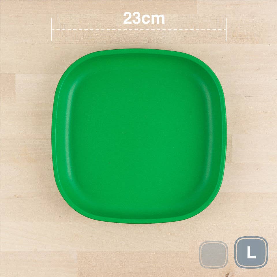 Re-Play Large Flat Plate - Kelly Green