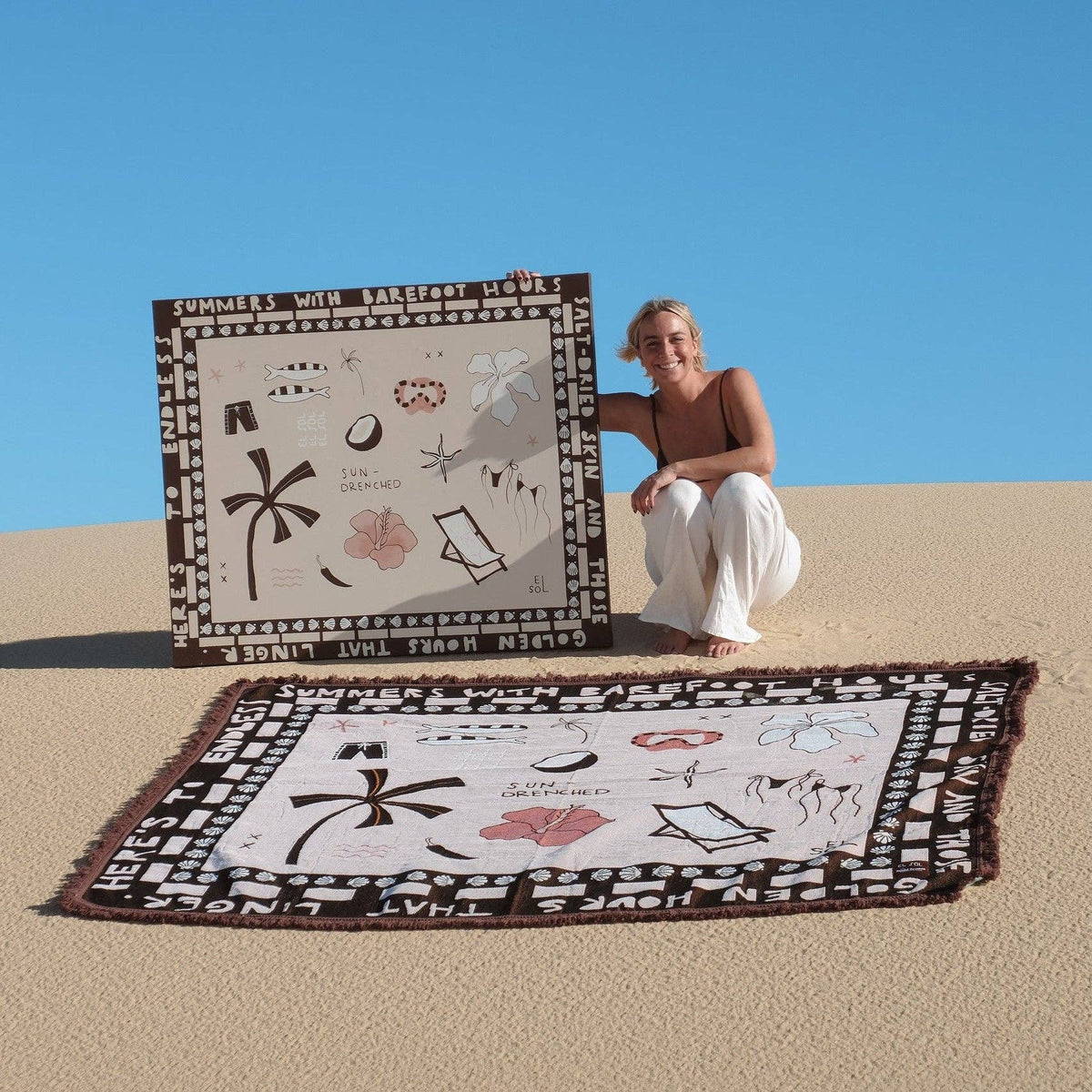 El Sol Picnic Rug