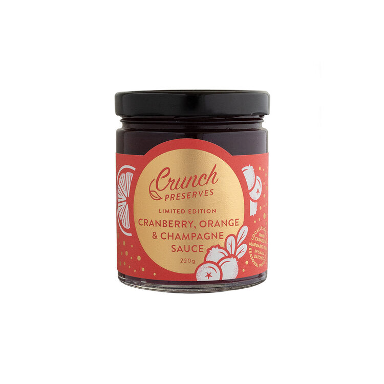 Crunch Preserves ~ Cranberry, Orange & Champagne Sauce