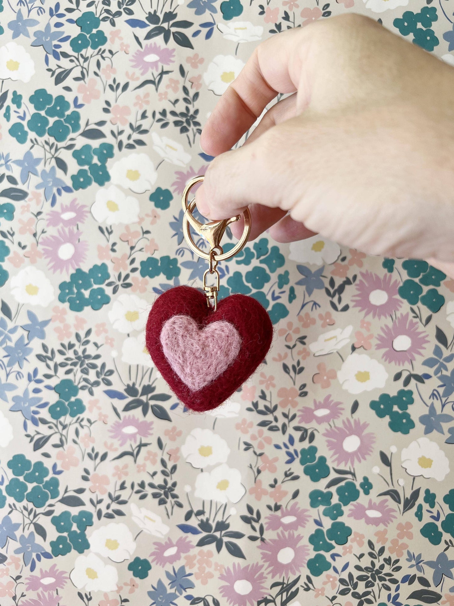 Felt Heart Keychain | Bag Charm - Assorted