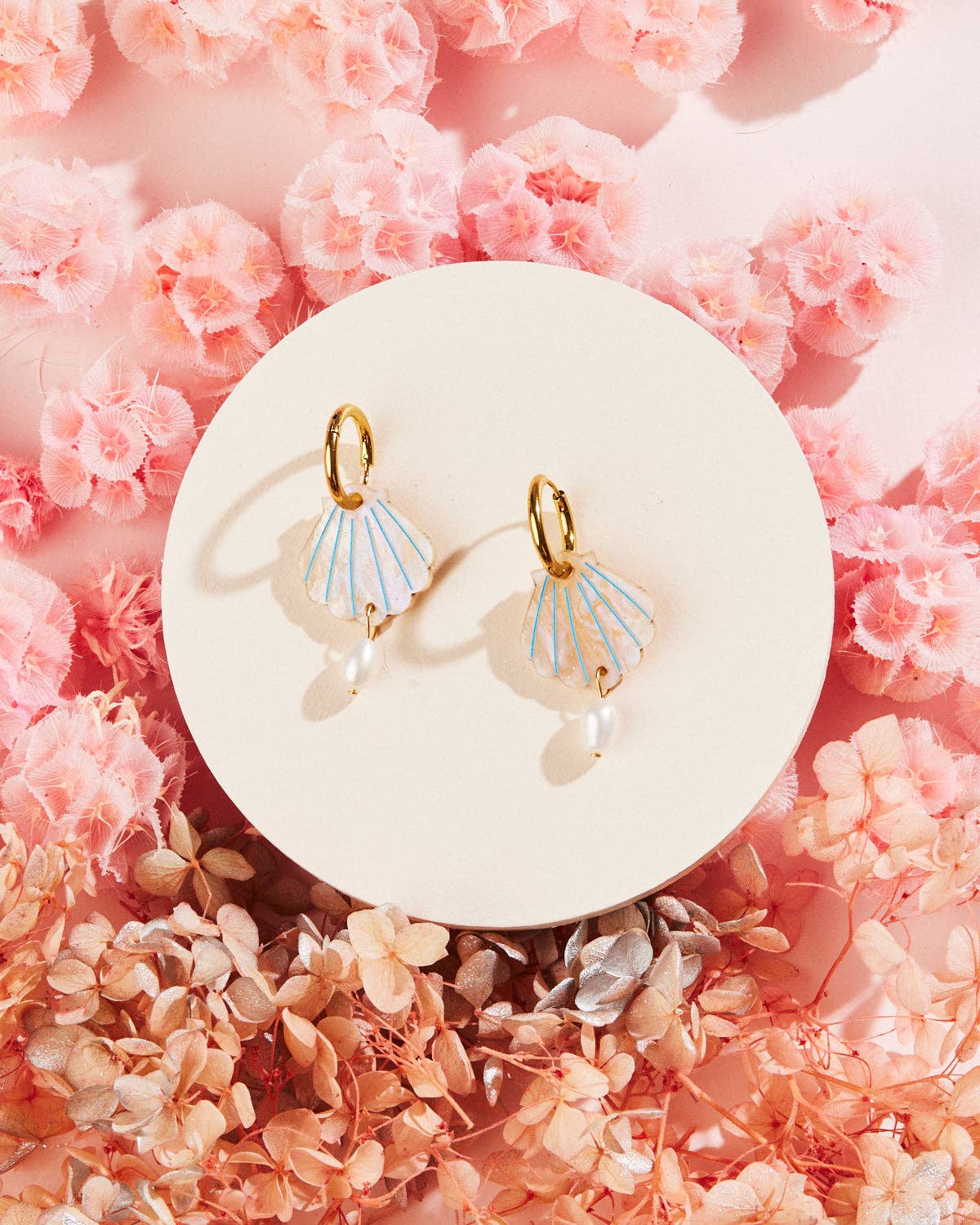 Shell + Pearl - Gold