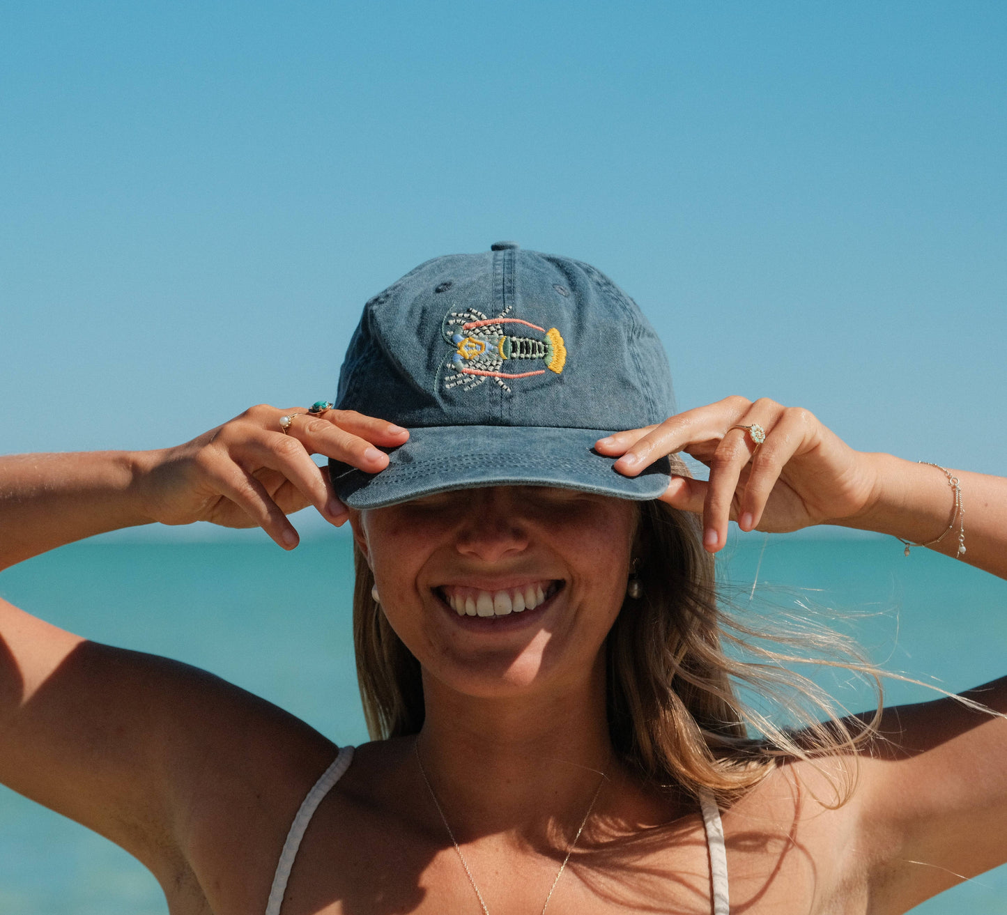 Adult Cap - Tropical Rock Lobster Lid