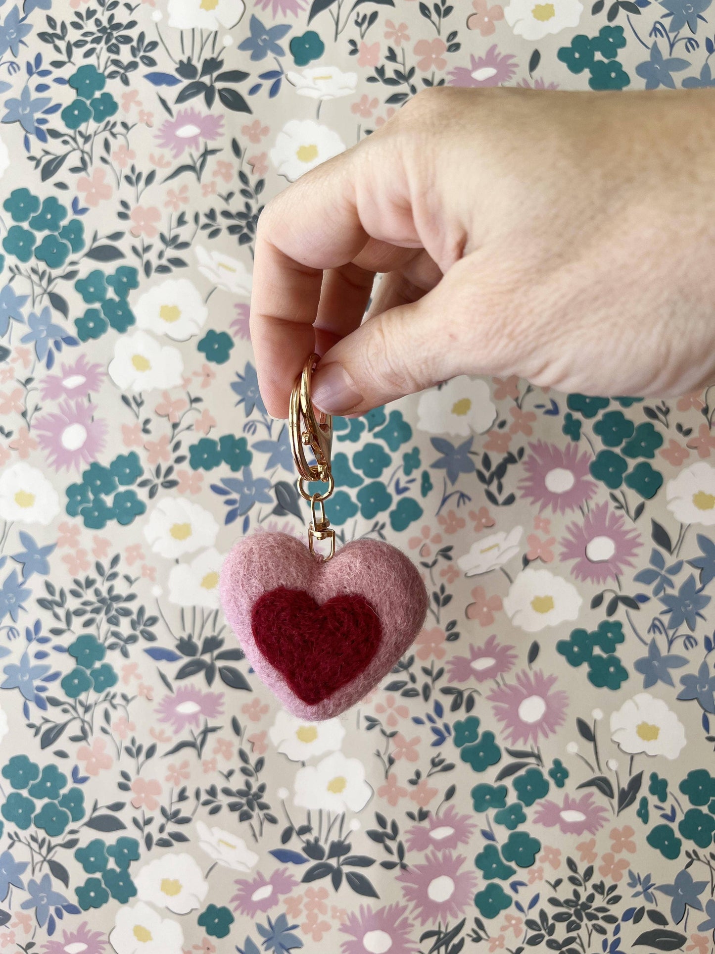 Felt Heart Keychain | Bag Charm - Assorted