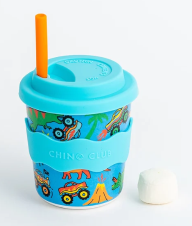 Dinosaurs and Monster Trucks Kids Keep Cup 8oz