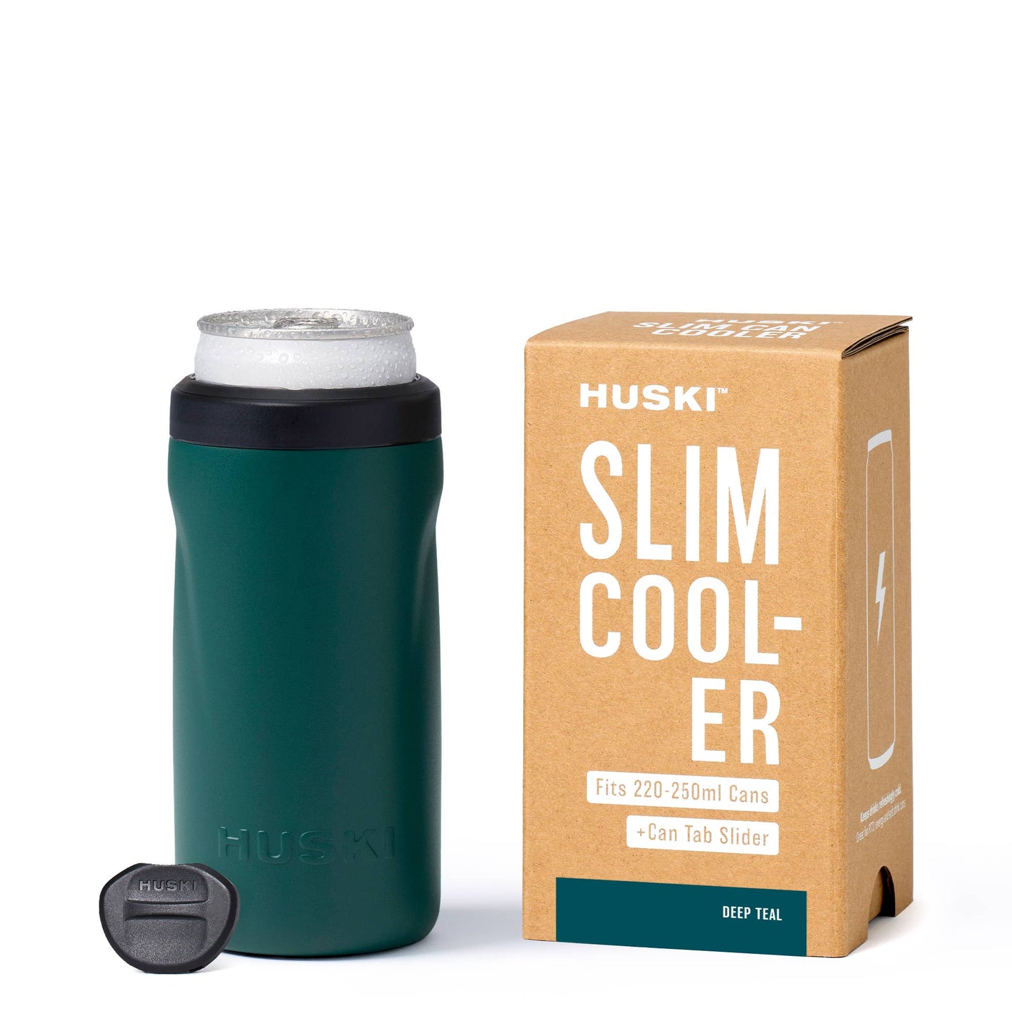 Huski Slim Can Cooler - Deep Teal (Limited Release)