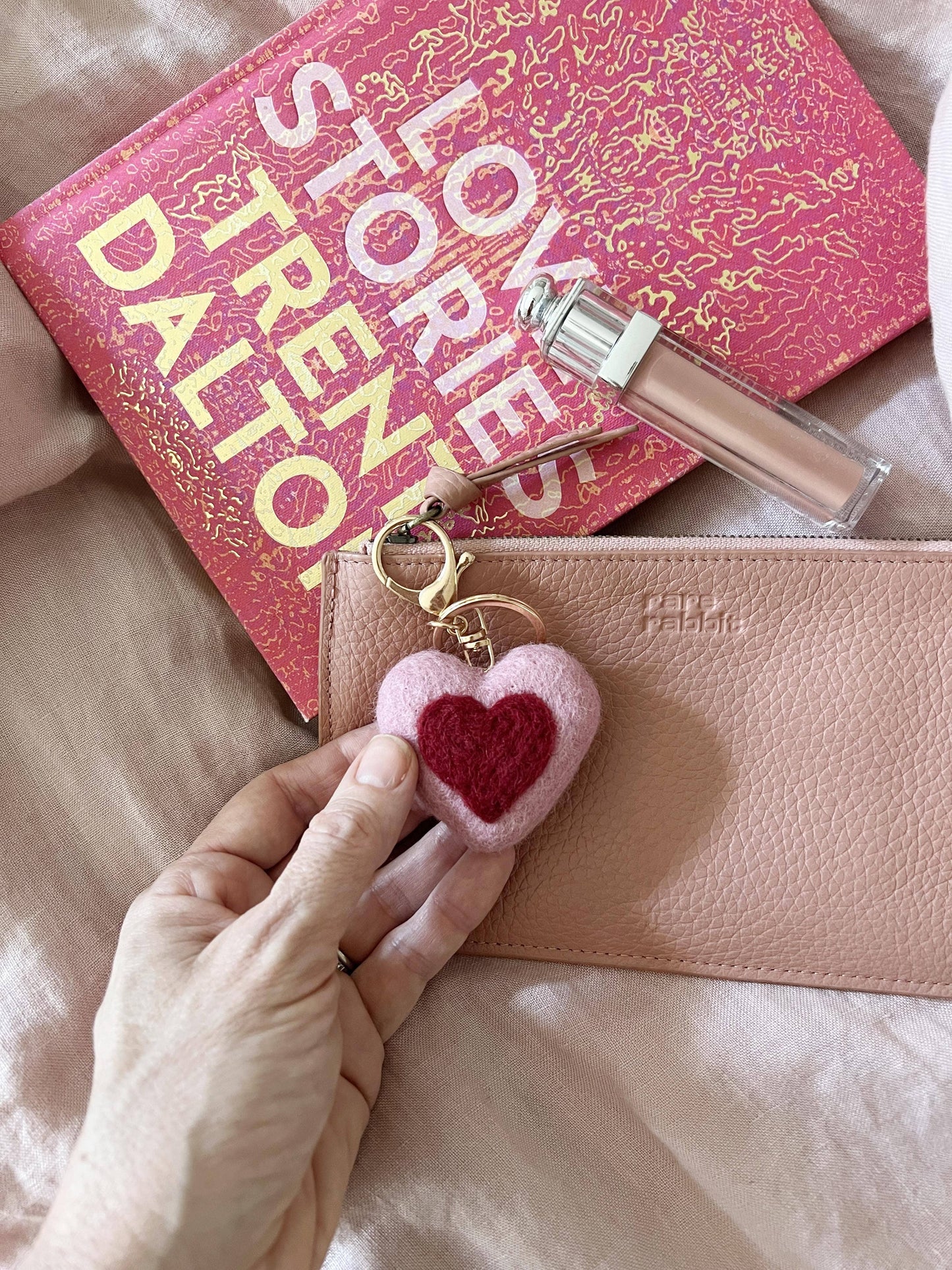 Felt Heart Keychain | Bag Charm - Assorted
