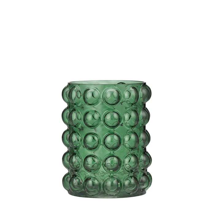 Ellis Glass Vase 15cm - Green