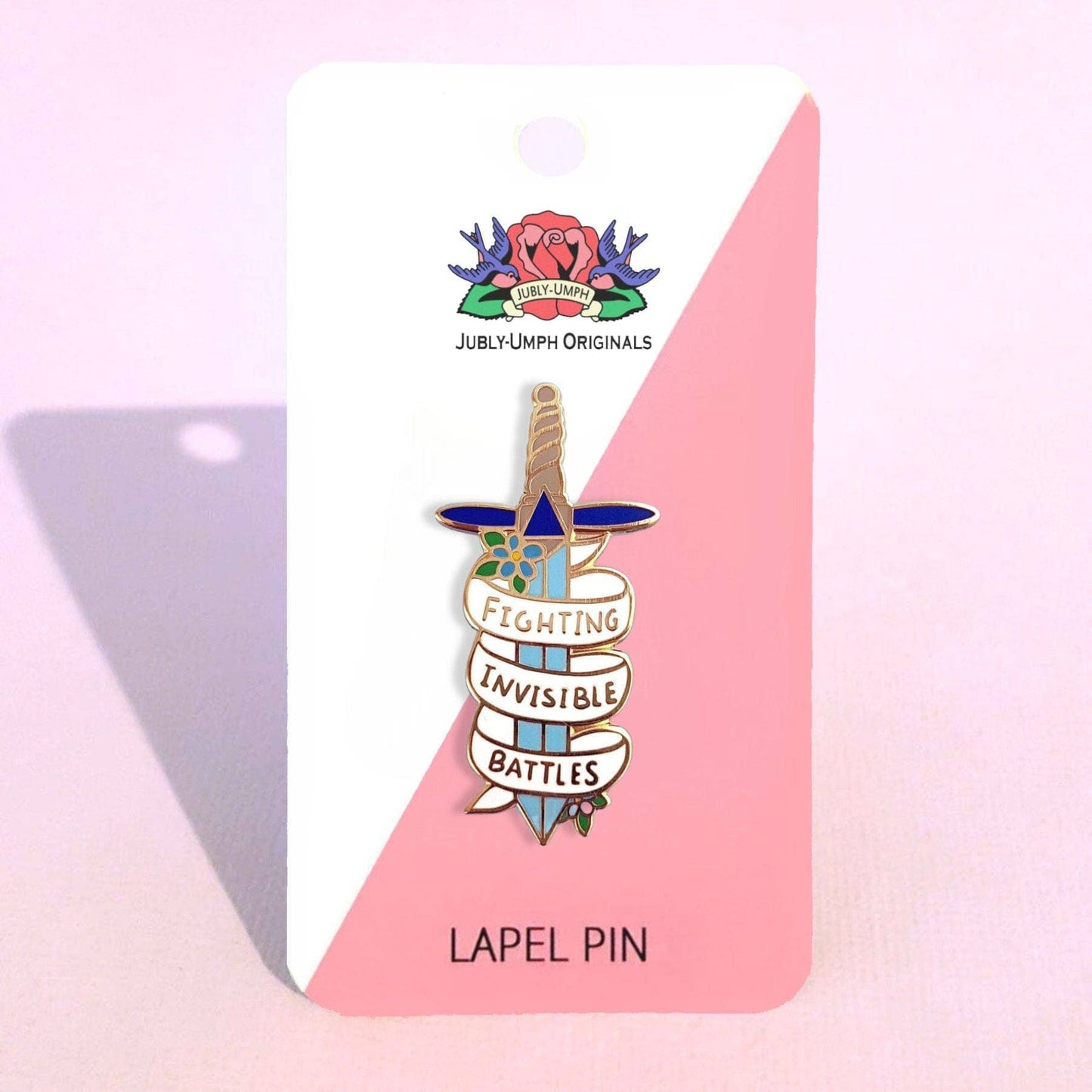 Fighting Invisible Battles Lapel Pin
