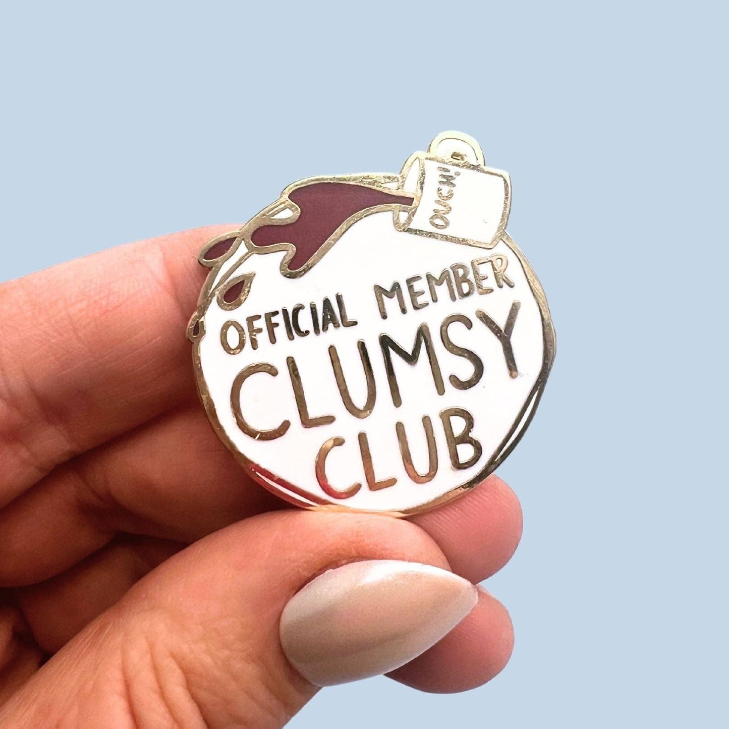 Clumsy Club Official Member Lapel Pin