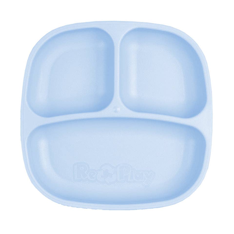 Re-Play Divided Plate - Ice Blue