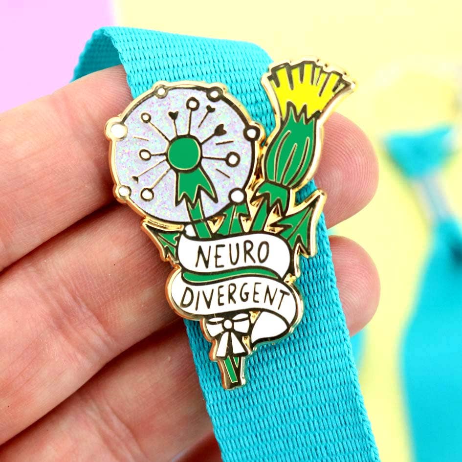 Neuro-divergent Lapel Pin