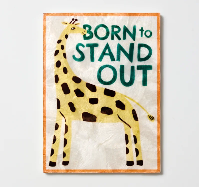 Wall Art Fun House Giraffe