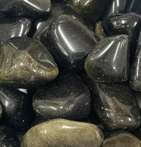 Crystal - Tumbled Gold Stone