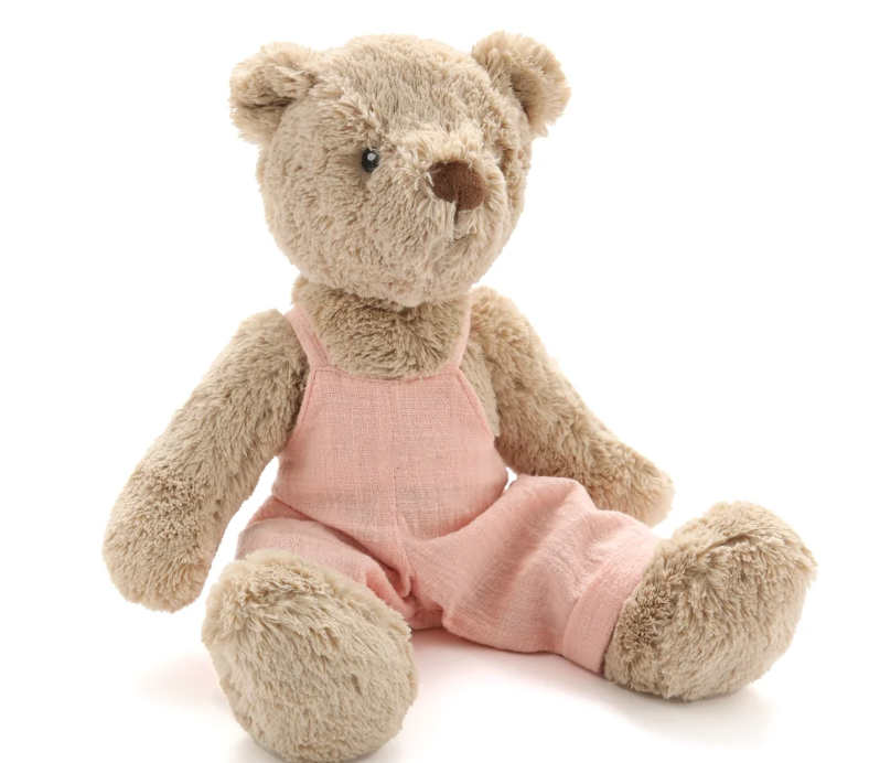 Honey Bear Overalls - Pink