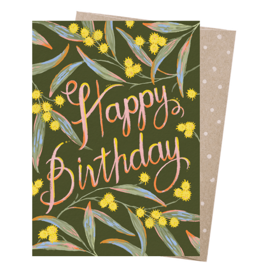 Card - Birthday Wattle