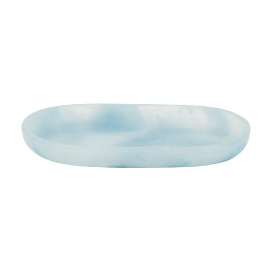 Kip Resin Oval Tray - Sky