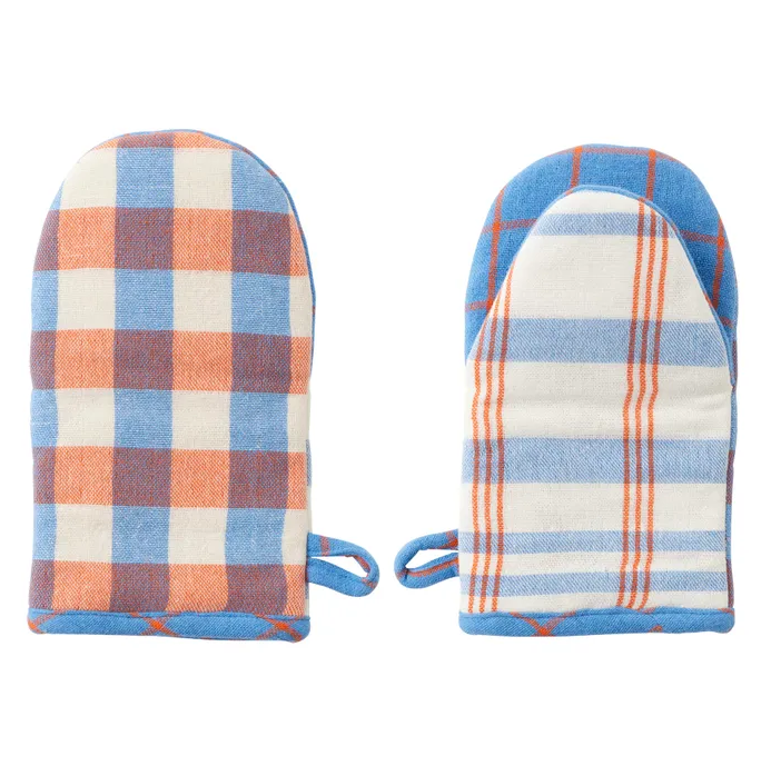 Kit Cotton Mitt - Blue