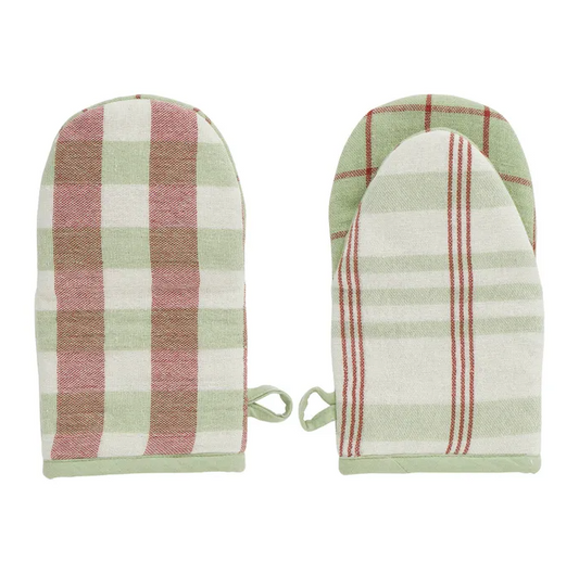 Kit Cotton Mitt - Sage