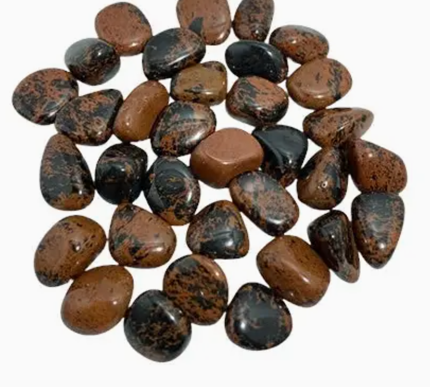 Crystal - Tumbled Mahogany Obsidian