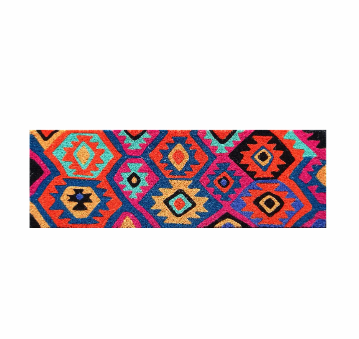 Door Mat Long - Kelim Red