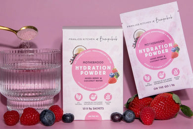 Franjo's Kitchen ~  On-The-Go Hydration Box ( Mixed Berry & Coconut )