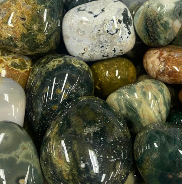 Crystal - Tumbled Ocean Jasper