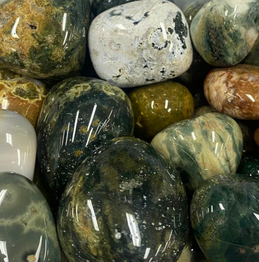 Crystal - Tumbled Ocean Jasper