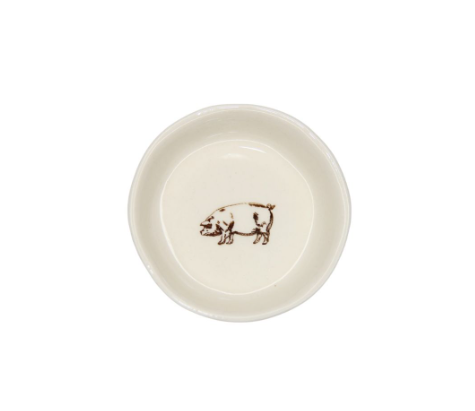 Ceramic Trinket Dish - Pig