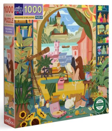 Puzzle - Eeboo Reading & Relaxing 1000pce