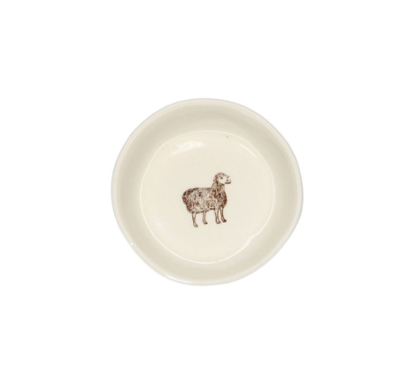 Ceramic Trinket Dish - Sheep