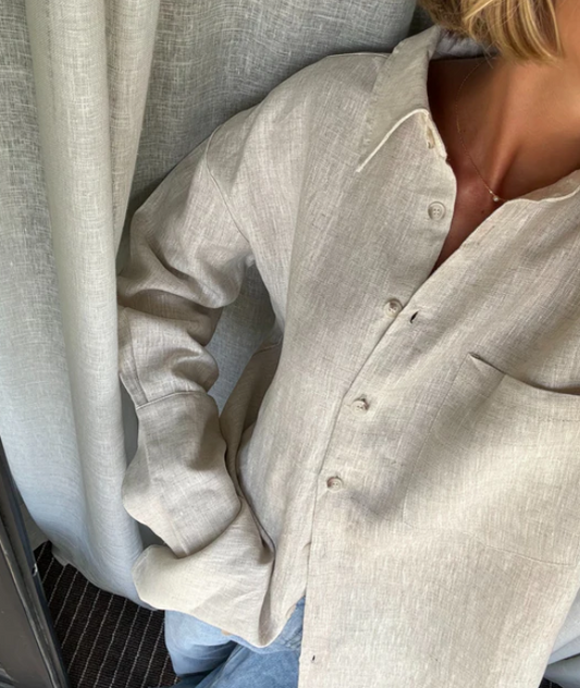 Walnut Ritz Shirt - Oatmeal