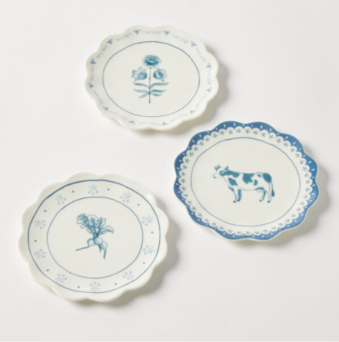 Maison Bleue Petite Plate - Assorted Design