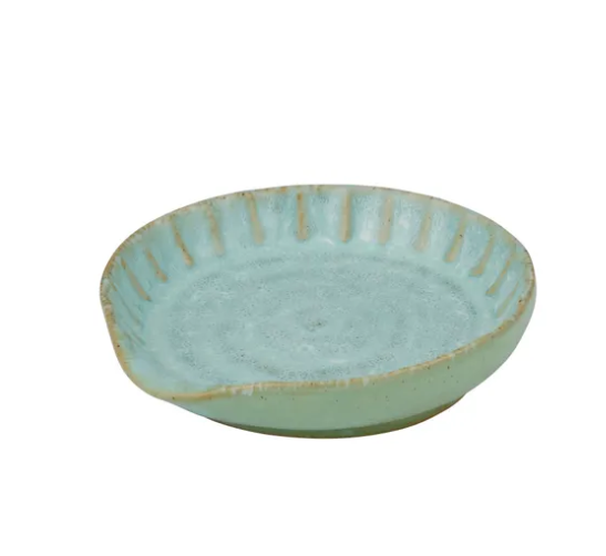 Studio Ceramic Spoon Rest - Surf