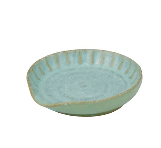 Studio Ceramic Spoon Rest - Surf