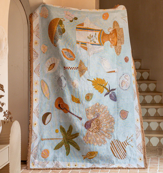 Summer Lovin Art Throw Rug By Gabrielle Diamantis
