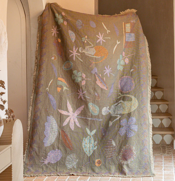 Summer Lovin Art Throw Rug By Gabrielle Diamantis