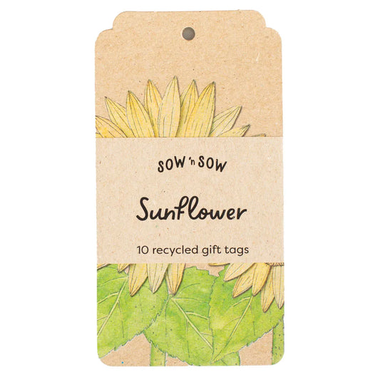 Gift Tags 10pk -Sunflower