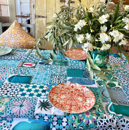 Canvas Tablecloth Casablanca