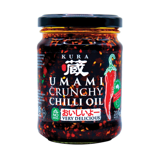 Kura Umami Crunchy Chilli Oil 210g