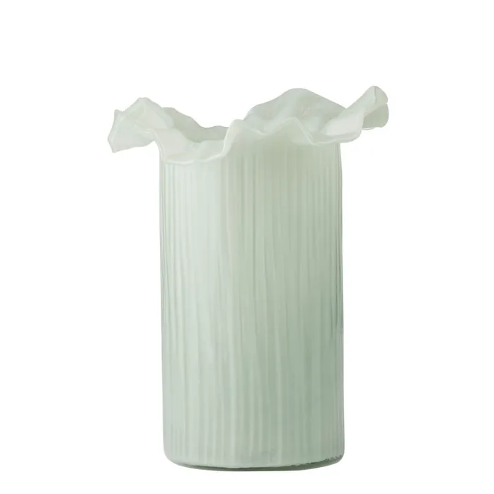 Xanthe Glass Vase - Mint
