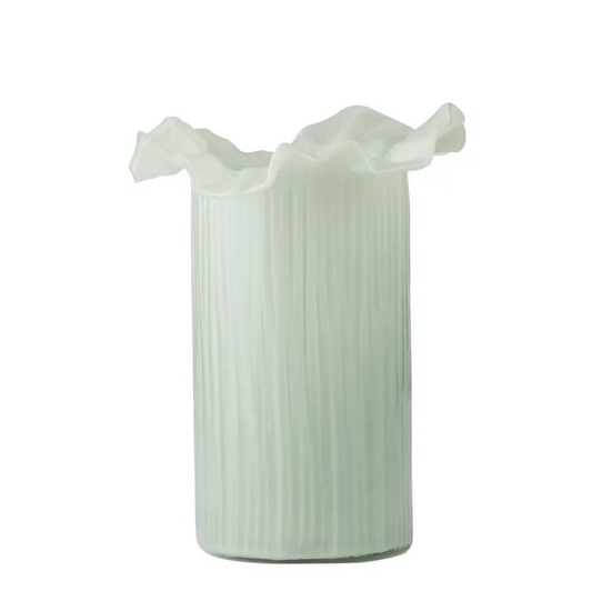 Xanthe Glass Vase - Mint