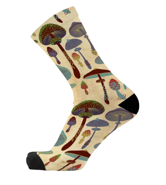 Socks - Vintage Mushroom