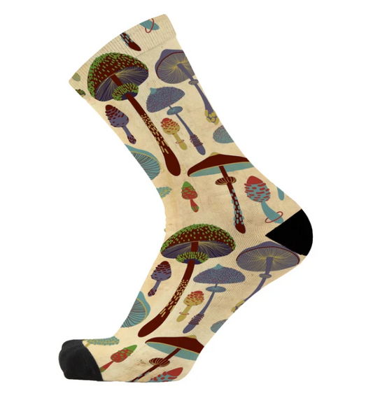 Socks - Vintage Mushroom