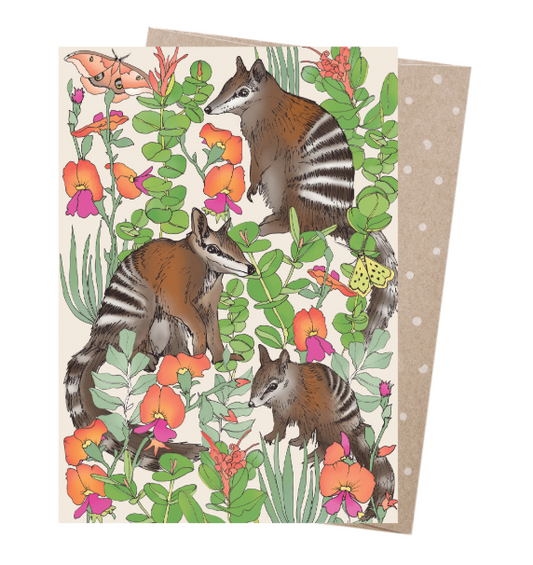 Card - Numbat Family