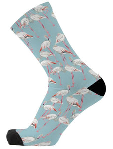 Socks - White Flamingo
