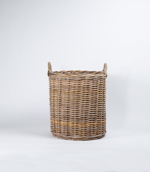 Rattan Tall Laundry Basket *LOCAL DELIVERY ONLY